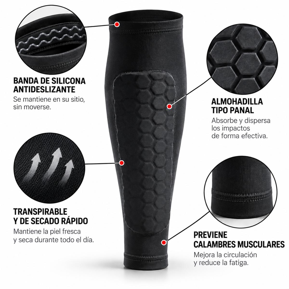 Espinillera Gripzy 2
